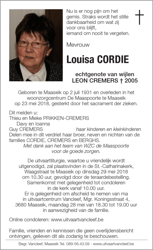 Louisa Cordie