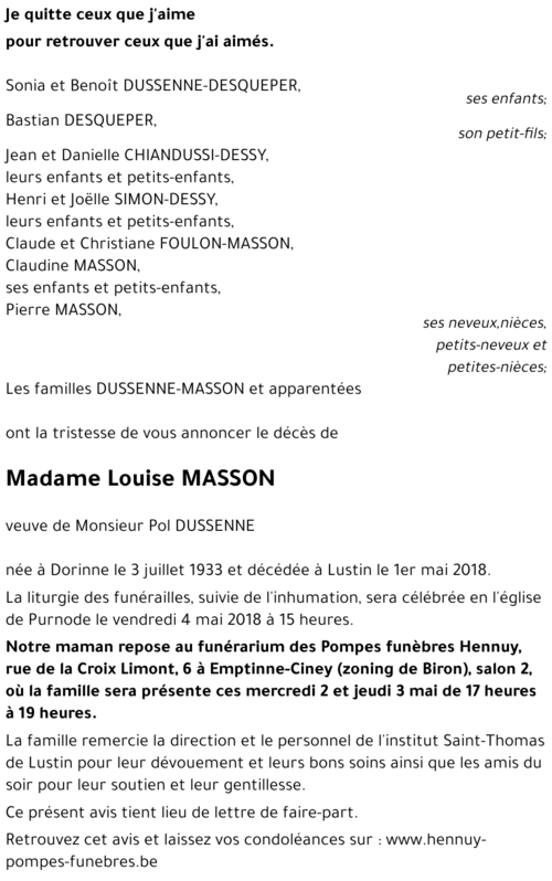 Louise MASSON
