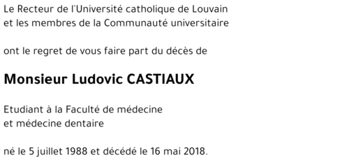Ludovic CASTIAUX