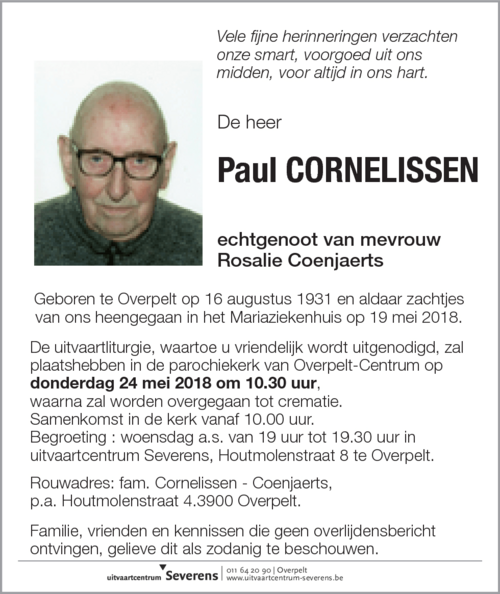 Paul Cornelissen