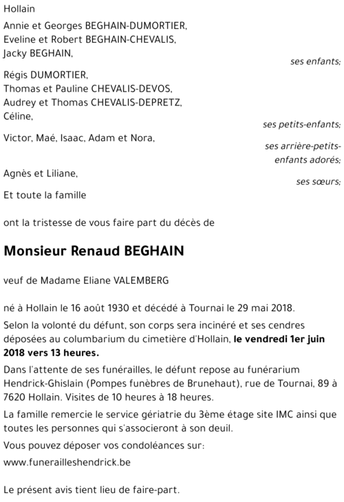 Renaud BEGHAIN