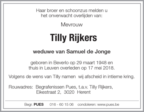 Tilly Rijkers