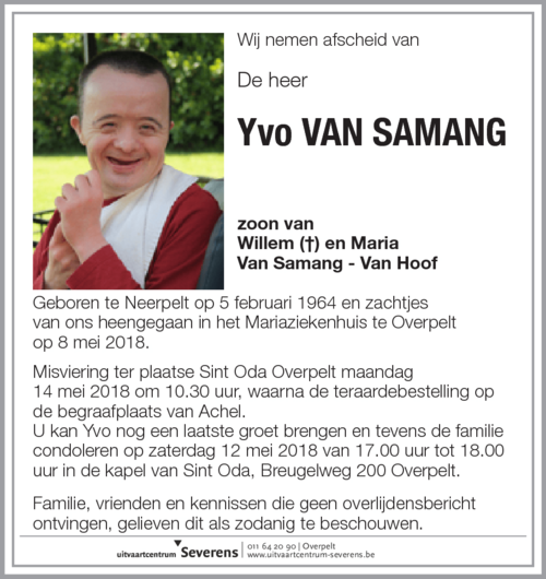 Yvo Van Samang