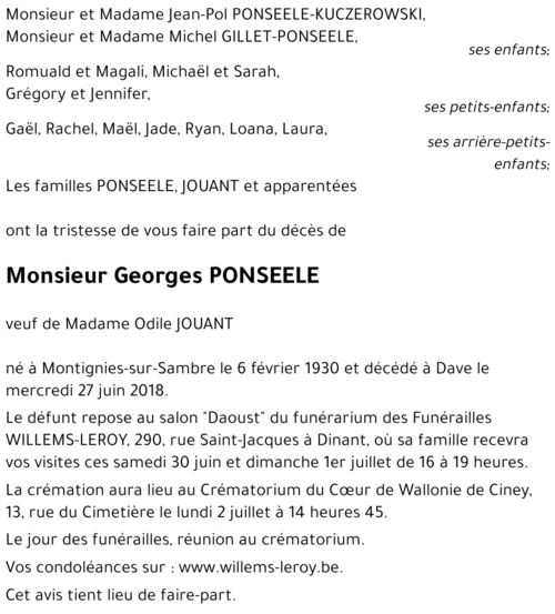 Georges PONSEELE