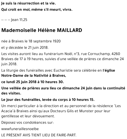 Hélène MAILLARD