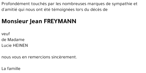 Jean FREYMANN