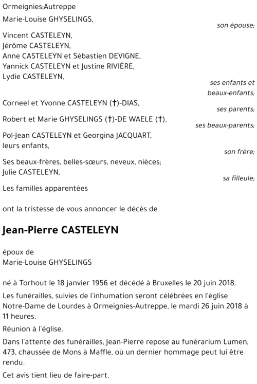 Jean-Pierre CASTELEYN