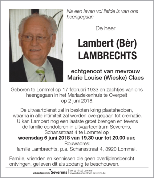 Lambert (Bèr) Lambrechts
