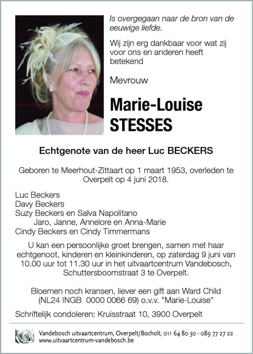 Marie-Louise STESSES