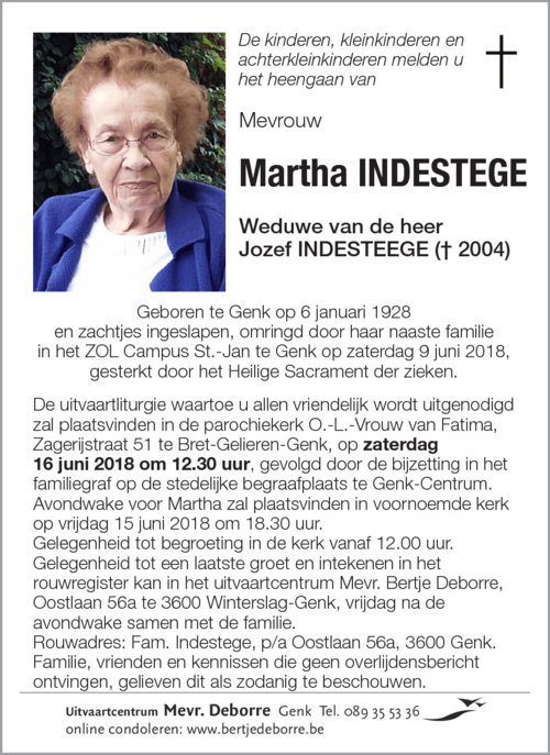 Martha Indestege