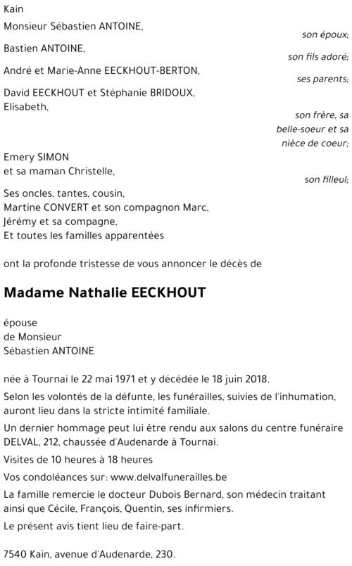 Nathalie EECKHOUT