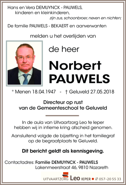 Norbert PAUWELS