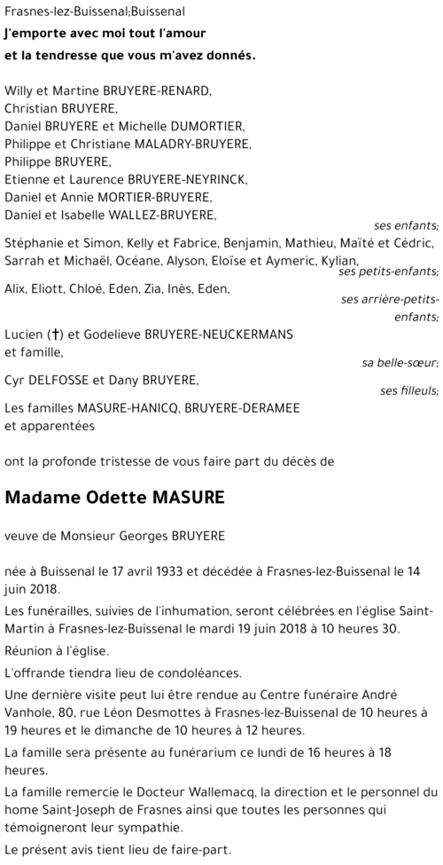 Odette MASURE