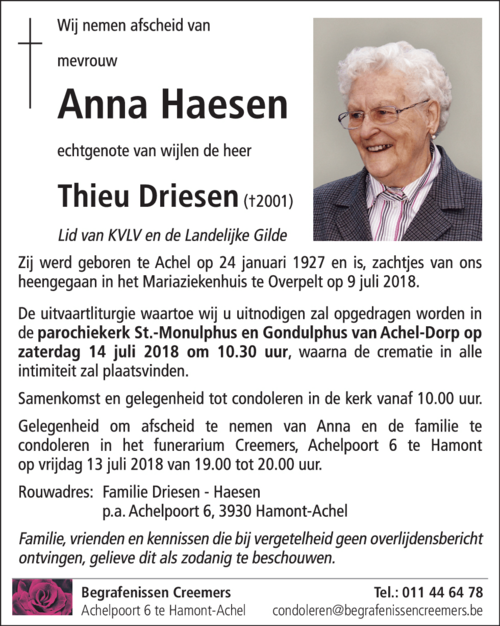 Anna Haesen