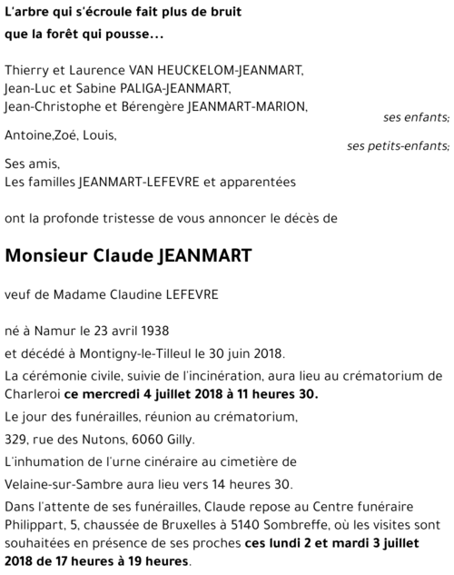 Claude JEANMART