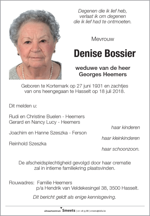 Denise Bossier