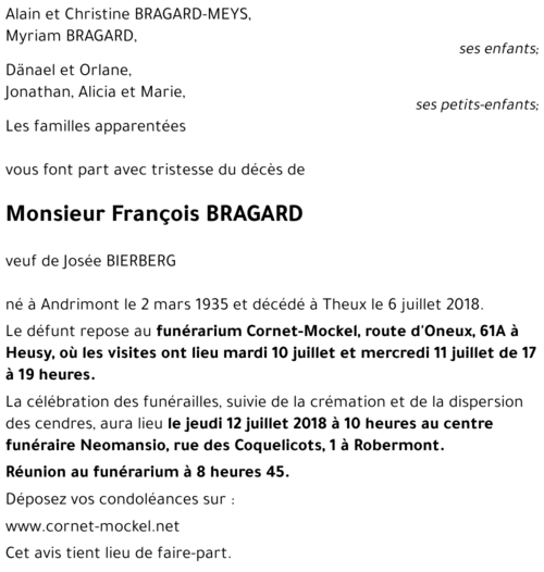 François BRAGARD