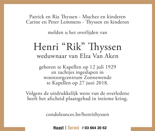 Henri Thyssen