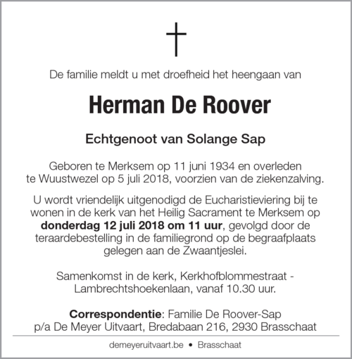 Herman De Roover