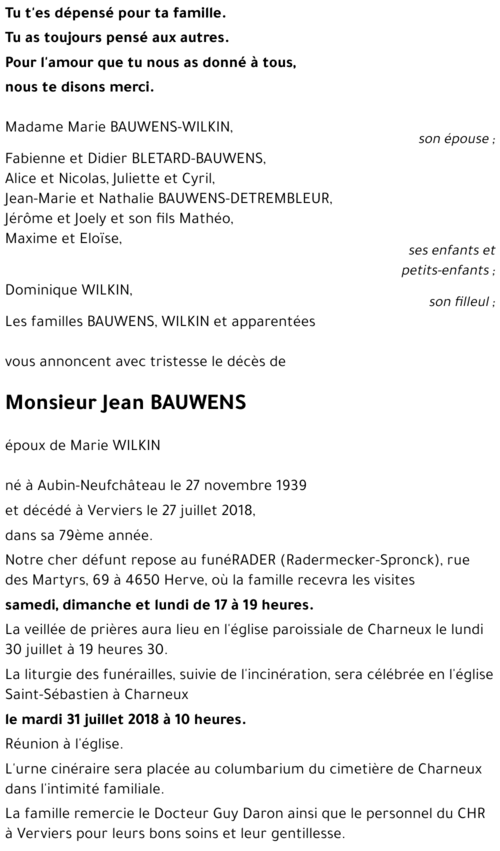 Jean BAUWENS