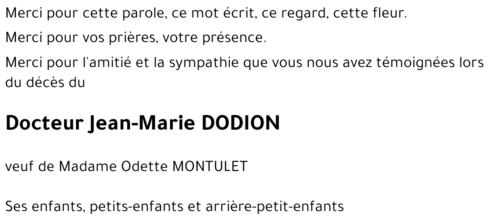Jean-Marie DODION