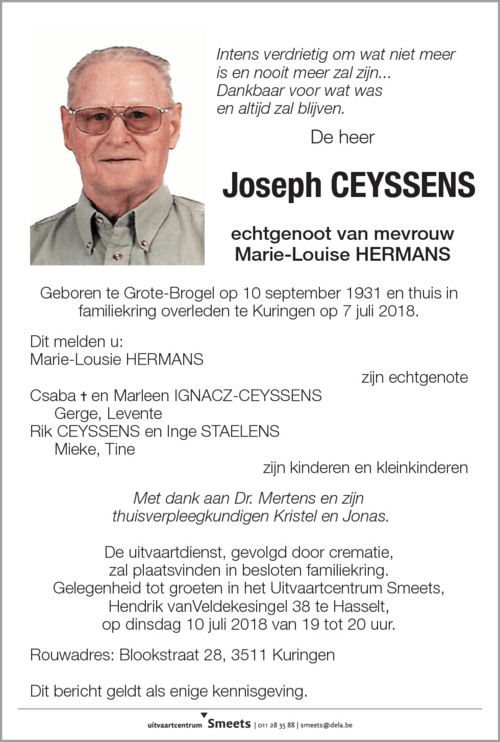 Joseph Ceyssens