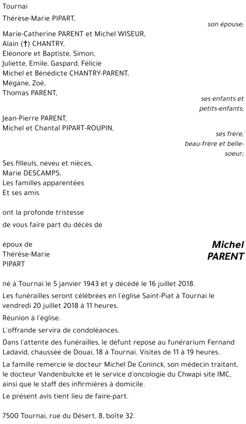 Michel PARENT