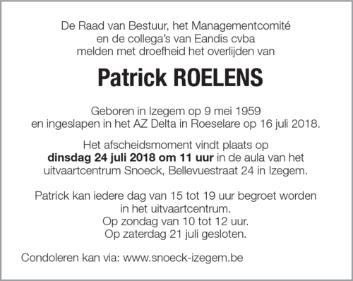 Patrick Roelens