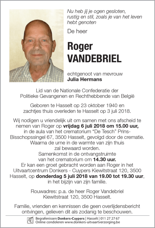 Roger Vandebriel