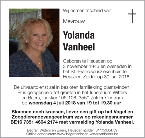 Yolanda Vanheel