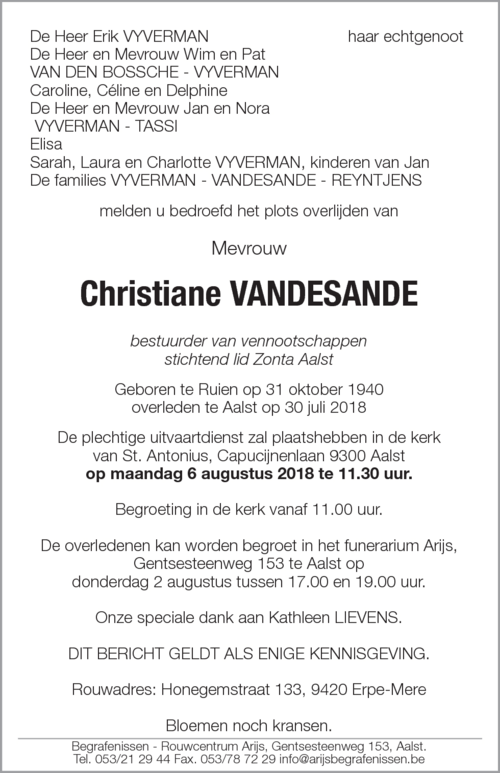 Christiane Vandesande