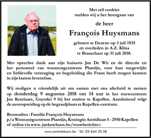 François Huysmans