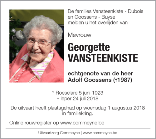 Georgette Vansteenkiste