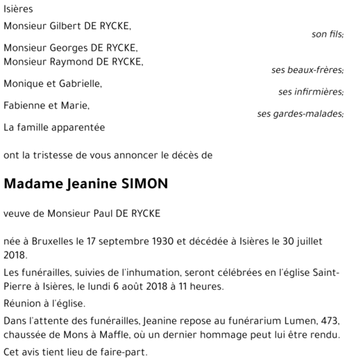 Jeanine SIMON