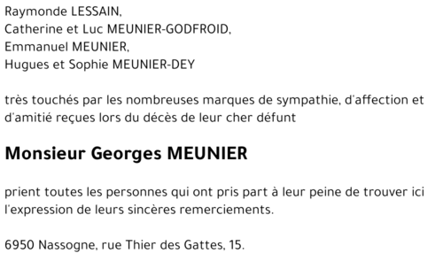 Georges MEUNIER
