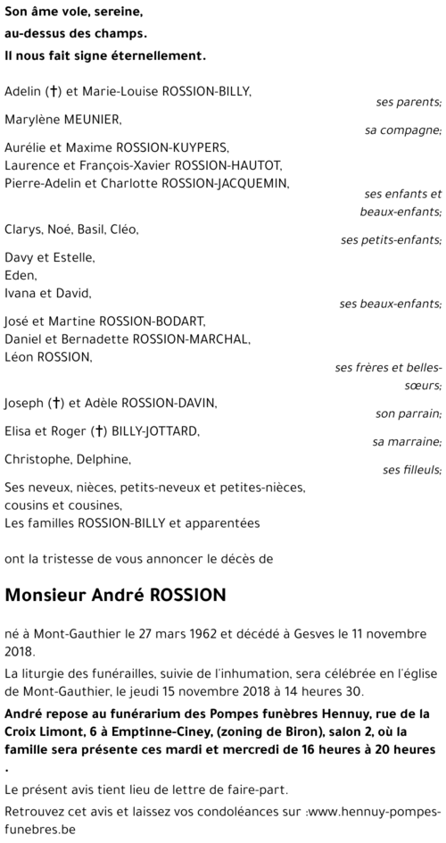André ROSSION