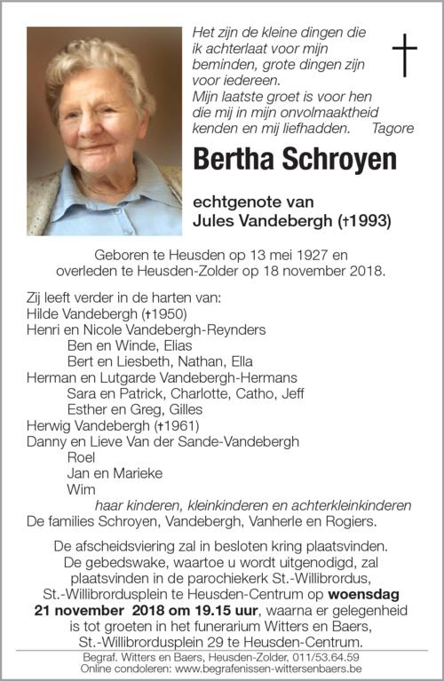 Bertha Schroyen