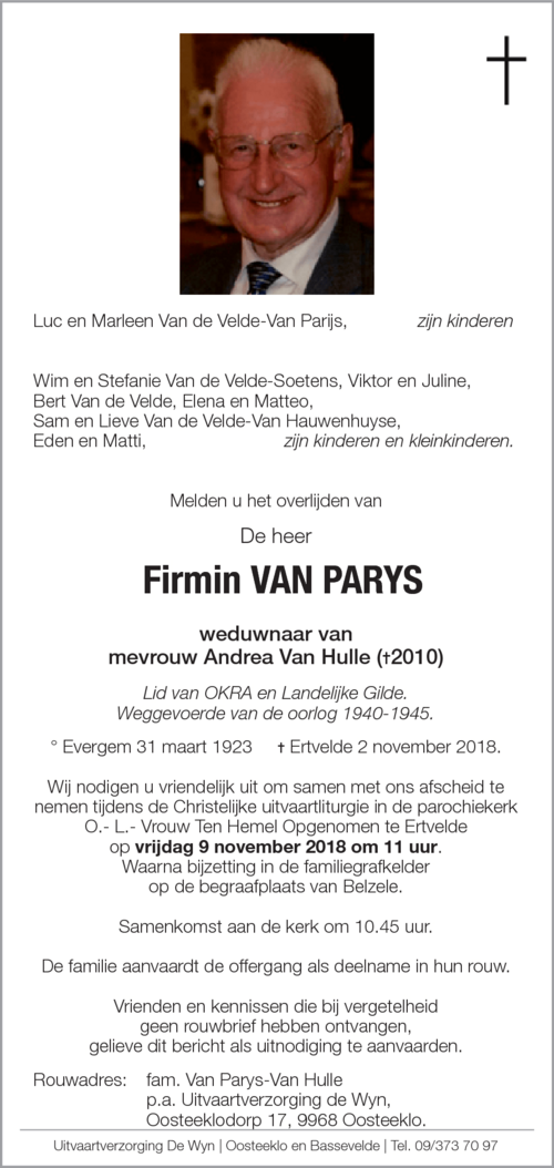 Firmin Van Parys