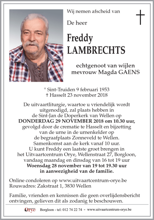 Freddy Lambrechts