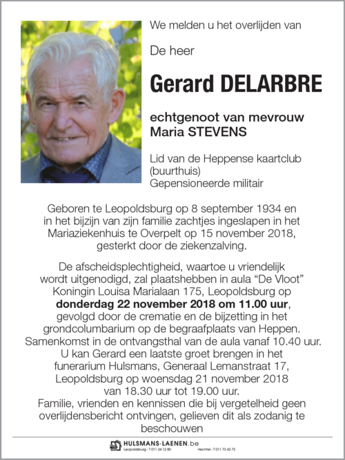 Gerard Delarbre