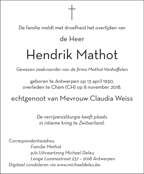Hendrik Mathot