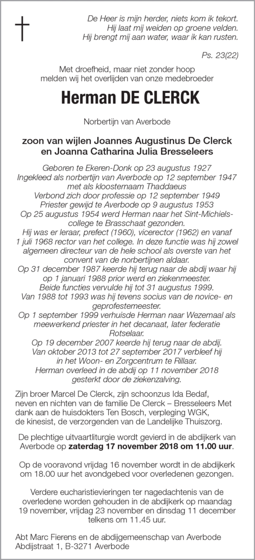 Herman De Clerck