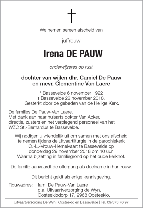 Irena De Pauw