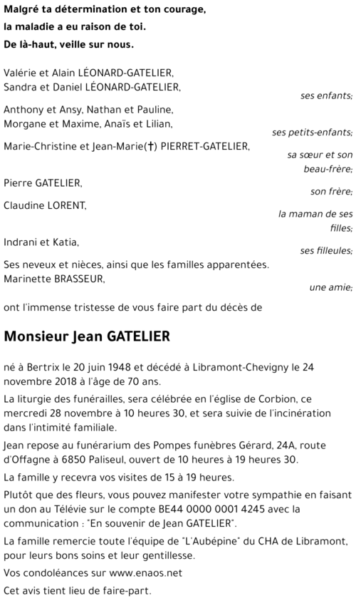Jean GATELIER