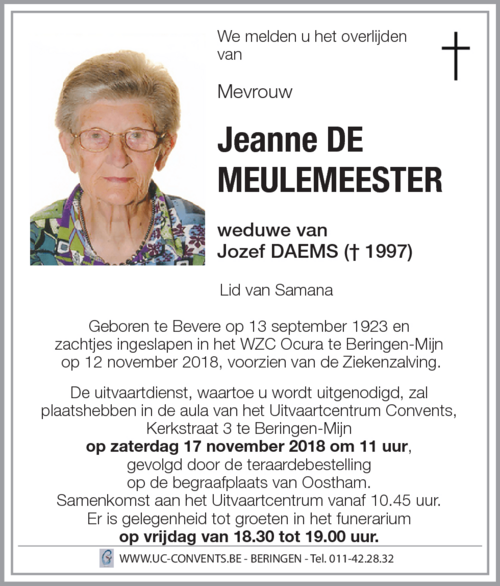 Jeanne De Meulemeester