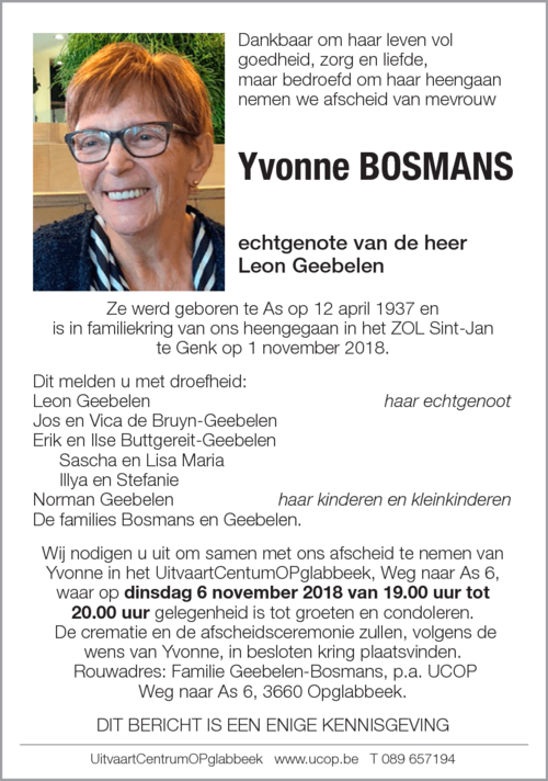 Yvonne Bosmans