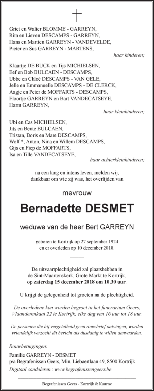 Bernadette DESMET