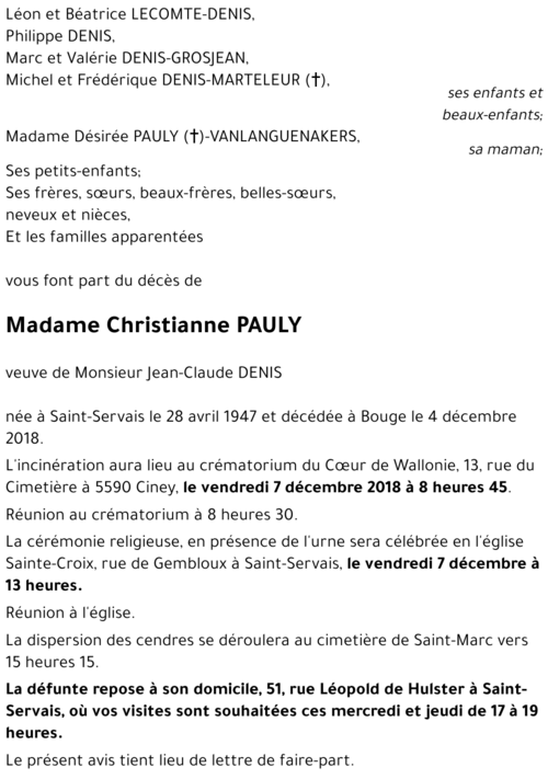 Christianne PAULY
