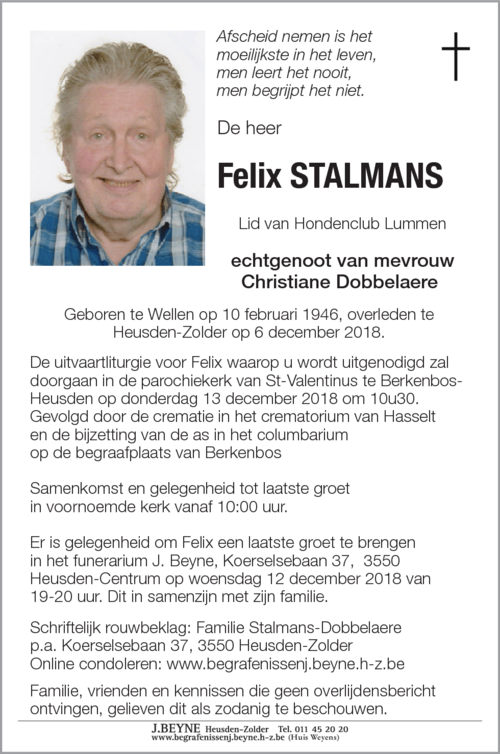Felix Stalmans