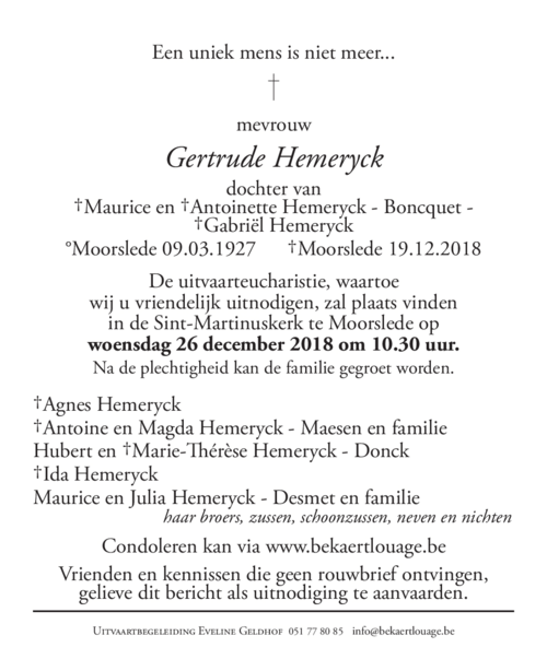 Gertrude Hemeryck